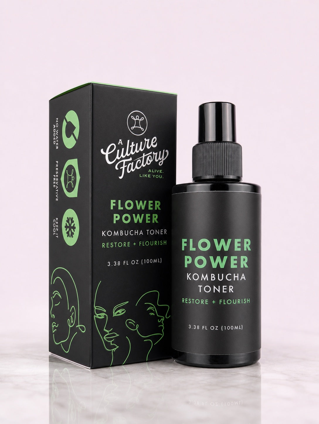 Flower Power Kombucha Toner